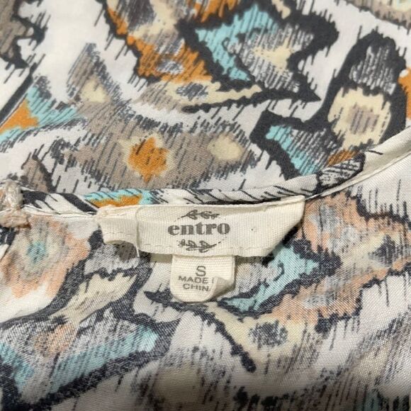 𝅺entro Sleeveless Swing Top Sz S - Picture 11 of 12